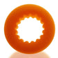 Oxballs Axis Rib Griphold Cockring - Orange/Orange Ice