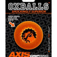 Oxballs Axis Rib Griphold Cockring - Orange/Orange Ice