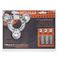 Oxballs Heavy Squeeze Ballstretcher with Stainless Steel Weights - Clear