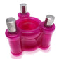 Oxballs Heavy Squeeze Ballstretcher with Stainless Steel Weights - Hot Pink/Pink