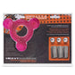 Oxballs Heavy Squeeze Ballstretcher with Stainless Steel Weights - Hot Pink/Pink