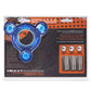 Oxballs Heavy Squeeze Ballstretcher with Stainless Steel Weights - Blue/Space Blue