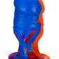 Oxballs Honcho-1 Silicone Anal Plug - Rainbow - Small