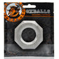 Oxballs Humpx Silicone Cock Ring - Silver
