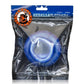 Oxballs Juicy Silicone Cock Ring - Blue - 3.5in