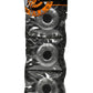 Oxballs Ringer Cock Rings - Grey/Silver - 3 Pack