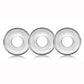 Oxballs Ringer Donut Cock Ring - Clear - 3 Pack
