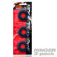 Oxballs Ringer Plus+ Silicone Cock Ring (3 Pack) - Night Edition - Black