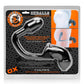Oxballs Tailpipe Chastity Cock Lock with Butt Plug - Black