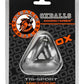 Oxballs Tri-Sport 3 Ring Cock Sling - Silver