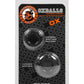 Oxballs Truckt Cock Ring - Black - 2 Pack