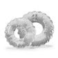 Oxballs Truckt Cock Ring - Clear - 2 Pack
