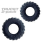 Oxballs Truckt Plus+ Silicone Cock Ring (2 Pack) - Night Edition