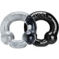 Oxballs Ultraballs Cock Ring - Black/Clear - 2 Pack/Set