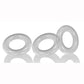 Oxballs Willy Rings Cock Rings - Clear - 3 Pack