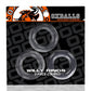 Oxballs Willy Rings Cock Rings - Clear - 3 Pack