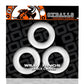 Oxballs Willy Rings Cock Rings - White - 3 Pack