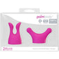 Palmbody Silicone Massager Head Attachment - Pink - 2 Per Pack