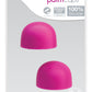 Palmcaps Silicone Massager Heads Attachment - Pink - 2 Per Pack