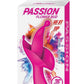 Passion Flower Bud Heat Up Rechargeable Silicone Clitoral Stimulator - Pink