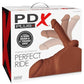 Pdx Plus Perfect Ride Posable Male Masturbator - Caramel