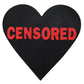 Peekaboo Censored Hearts and X Pasties