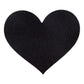Peekaboo Classic Black Hearts Pasties
