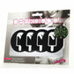 Peekaboo Glow In The Dark Ice Cream Pasties - Black/Green