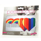 Peekaboo Pride Glitter Rainbows and Hearts Pasties - Multicolor/Rainbow