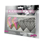 Peekaboos Diamonds Pasties - Multicolor/Rainbow