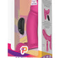 Pegasus Realistic Silicone Rechargeable Dildo with Balls with Remote Control and Adjustable Harness - Pink - 6.5in - Set