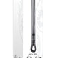 Pen Pal Rechargeable Compact Stainless Steel Vibrator - Black Chrome - Black