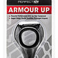 Perfect Fit Armour Up Sport Cock Ring - Black