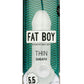 Perfect Fit Fat Boy Thin Sheath - Clear - 5.5in