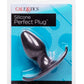 Perfect Plug Silicone Anal Plug - Black - 3.5in