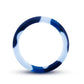 Performance Silicone Camo Cock Ring - Blue Camouflage