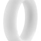 Performance Silicone Cock Ring - Clear/Glow In The Dark/White