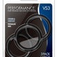 Performance Vs3 Pure Premium Silicone Cock Rings - Black - Large - 3 Pack