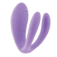 Petite Tickler Rechargeable Silicone Triple Stimulating Mini Vibrator with Remote Control