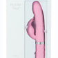 Pillow Talk Lively Silicone Rechargeable Dual Motor Massager with Swarovski - Crystal/Pink