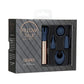 Pillow Talk Secrets Desires Rechargeable Silicone Bullet - Blue/Navy Blue/Rose Gold - 6 Piece/Set