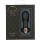 Pillow Talk Secrets Pleasure Rechargeable Silicone Wand - Black/Rose Gold