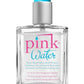 Pink Water 4oz Glass Bottle Water Based Lubricant with Pump