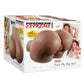 Pipedream Extreme Toyz Fuck My Big Black Ass! Mega Masturbator - Butt - Brown/Chocolate