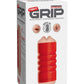 Pipedream Extreme Toyz Tight Grip Mouth and Ass Masturbator - Mouth and Butt - Red/Vanilla