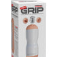 Pipedream Extreme Toyz Tight Grip Pussy and Mouth Masturbator - Pussy and Mouth - Vanilla/White