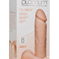 Platinum Premium Silicone The Tru Ride Dildo - Flesh/Vanilla - 8in