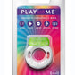 Play with Me Arouser Vibrating Cock Ring - Green