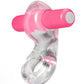 Play with Me Delight Vibrating Cock Ring - Pink