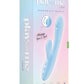 Play with Me Moondust Magic Rechargeable Silicone Rabbit Vibrator - Blue